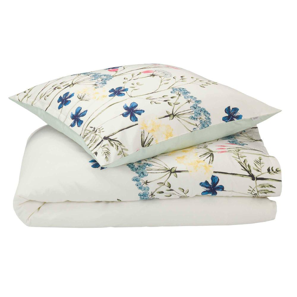 wohndirekt Satin Bettwäsche mit bedrucktem Blumenmuster 50% Rabatt für begrenzte Zeit