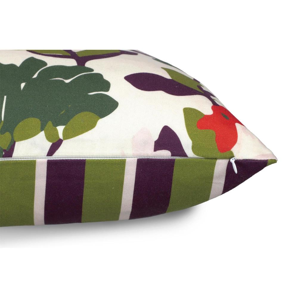 wohndirekt Kissenhülle mit floralem Muster 45 x 45 cm Auslauf