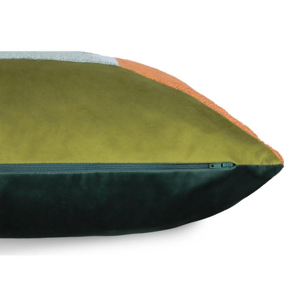 wohndirekt Kissenhülle in Samt mit Boucle 45 x 45 cm Hotsell