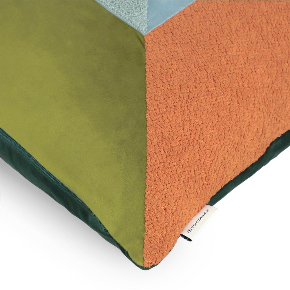 wohndirekt Kissenhülle in Samt mit Boucle 45 x 45 cm Hotsell