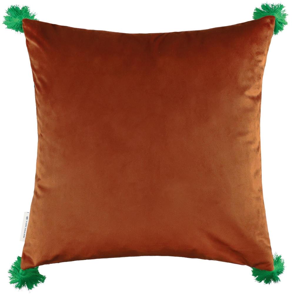 wohndirekt Kissenhülle in Samt mit Karomuster 45 x 45 cm Schlussverkauf