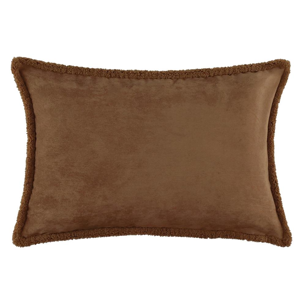 wohndirekt Wendekissenhülle mit Teddy- und Cordoptik