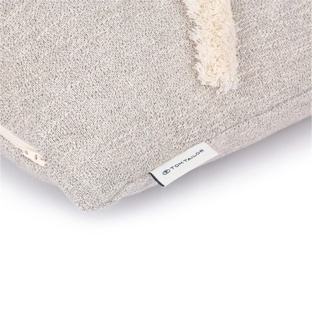 wohndirekt Zierkissenhülle Structured Zag • Reißverschluss • Zickzackmuster • 45x45cm Meist gekauft