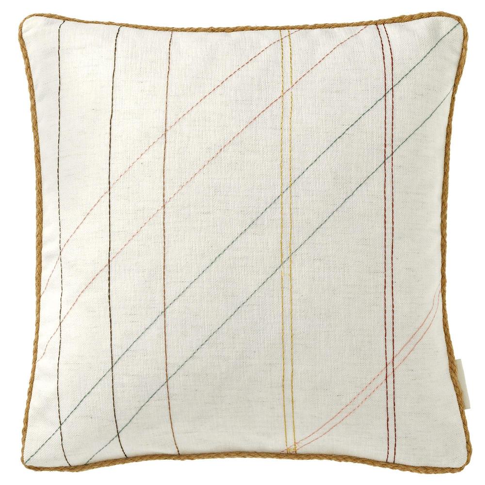 wohndirekt Kissenhülle mit grafischem Muster 40 x 40 cm