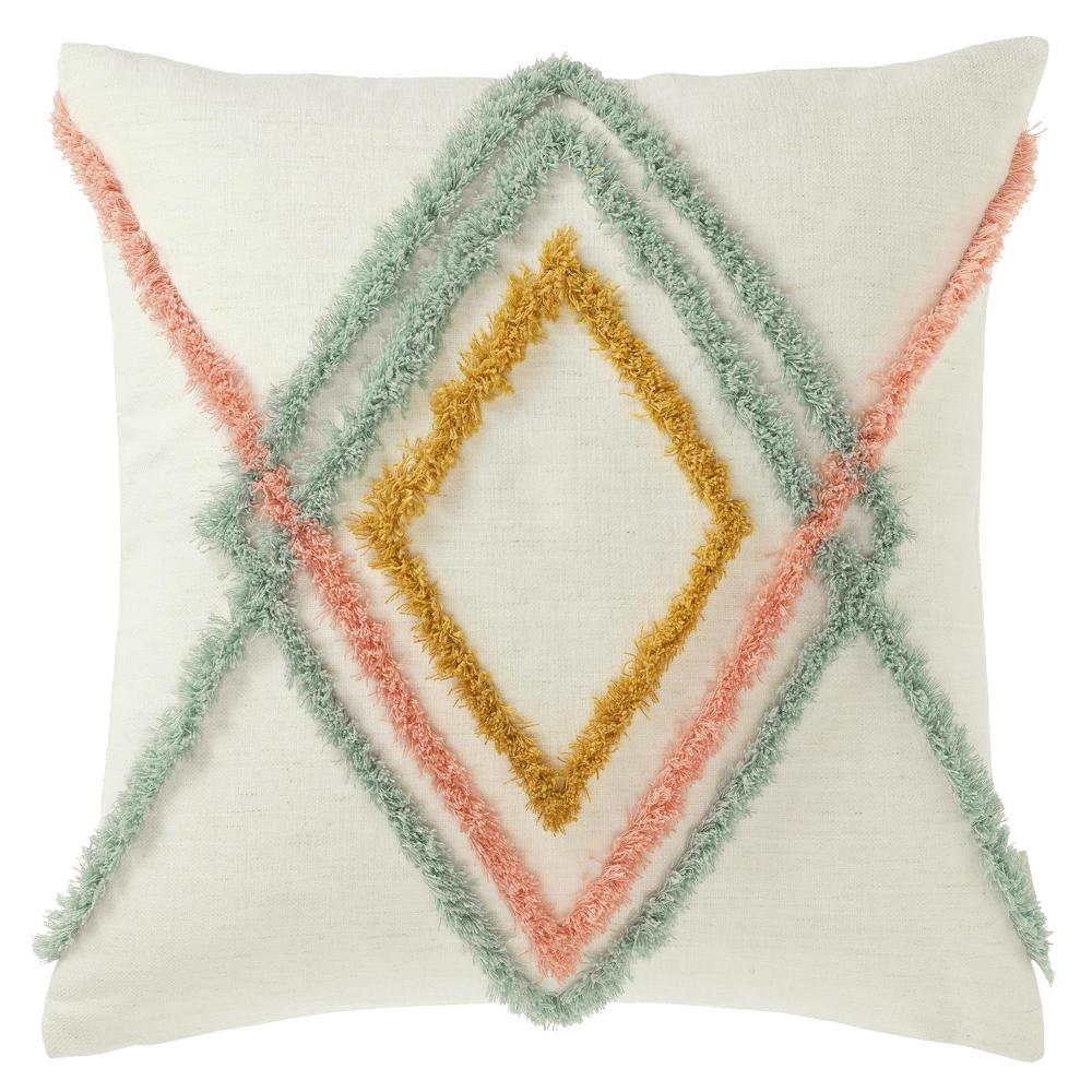 wohndirekt Kissenhülle mit Ethnomuster 45 x 45 cm