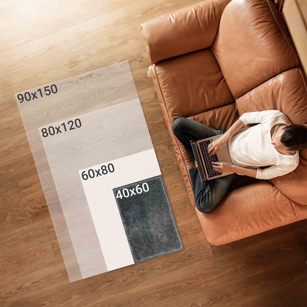 wohndirekt Fußmatte LAVA in 5 Farben und 3 Größen Zeitlich begrenztes Angebot