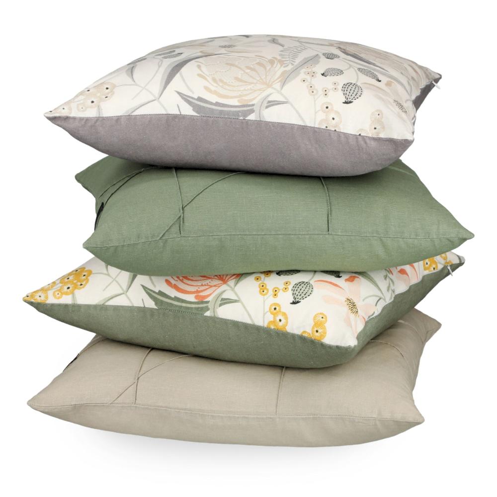 wohndirekt Zierkissenhülle Playful – Florales Design & hochwertige Leinen-Baumwollmischung JETZT KAUFEN