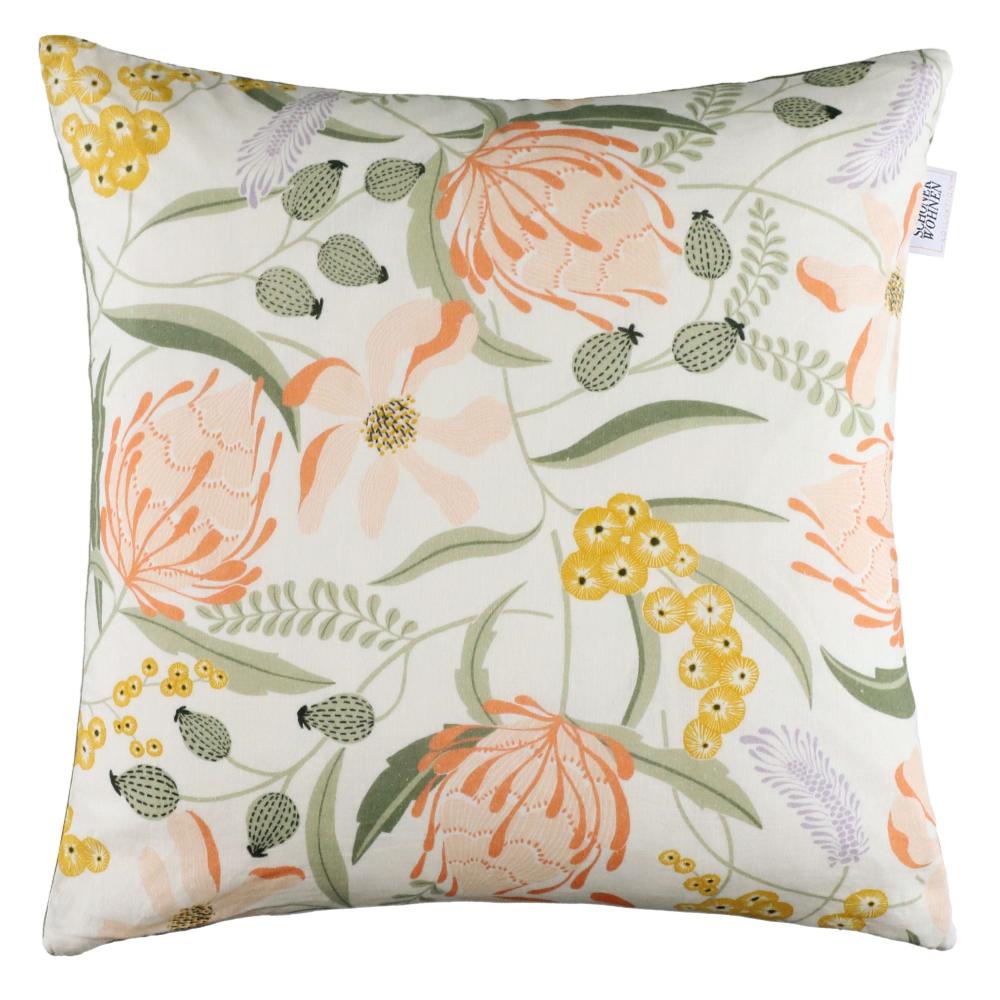 wohndirekt Zierkissenhülle Playful – Florales Design & hochwertige Leinen-Baumwollmischung JETZT KAUFEN