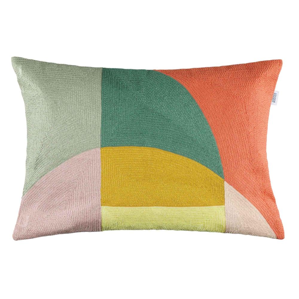 wohndirekt Zierkissenhülle Paint – Mehrfarbig bestickt grafisches Muster Neueste Stile