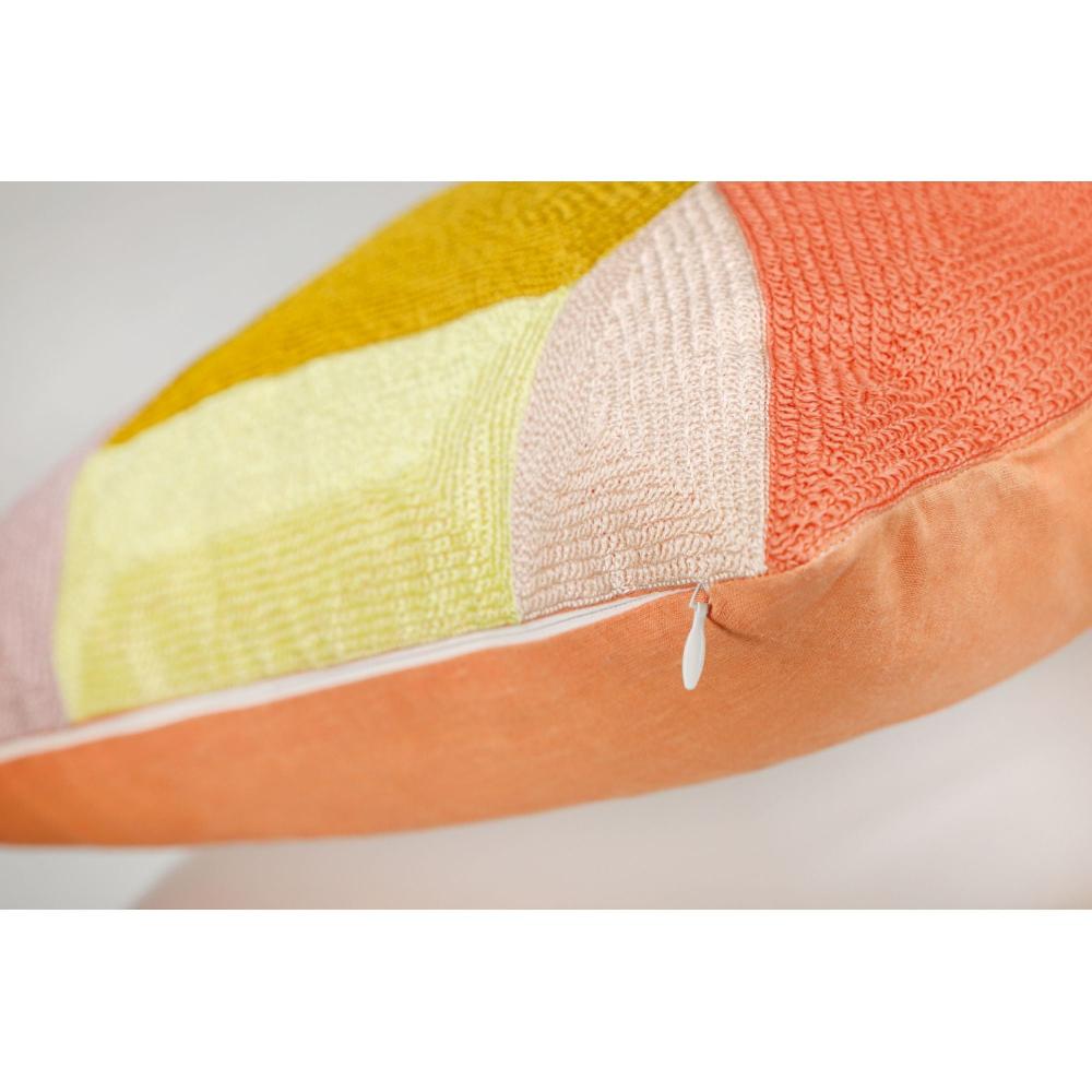 wohndirekt Zierkissenhülle Paint – Mehrfarbig bestickt grafisches Muster Neueste Stile