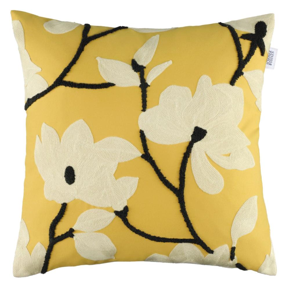 wohndirekt Gewebte Zierkissenhülle Fleur – Stilvolles Design für Ihre Frühlingsdekoration Letzter Tag