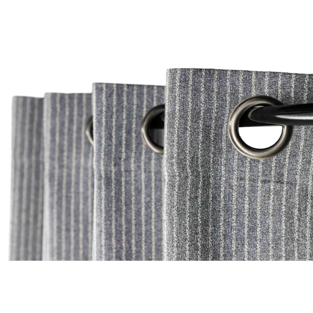 wohndirekt Blickdichter Ösenvorhang Fun mit Streifen 140 x 250 cm Zeitbegrenzte Promotion